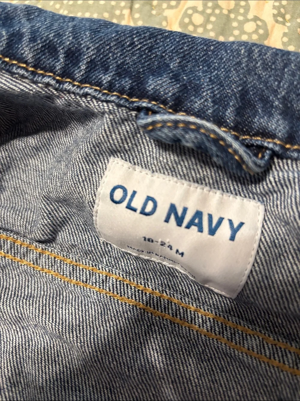 Old Navy Dark Blue Kids' Denim Jacket